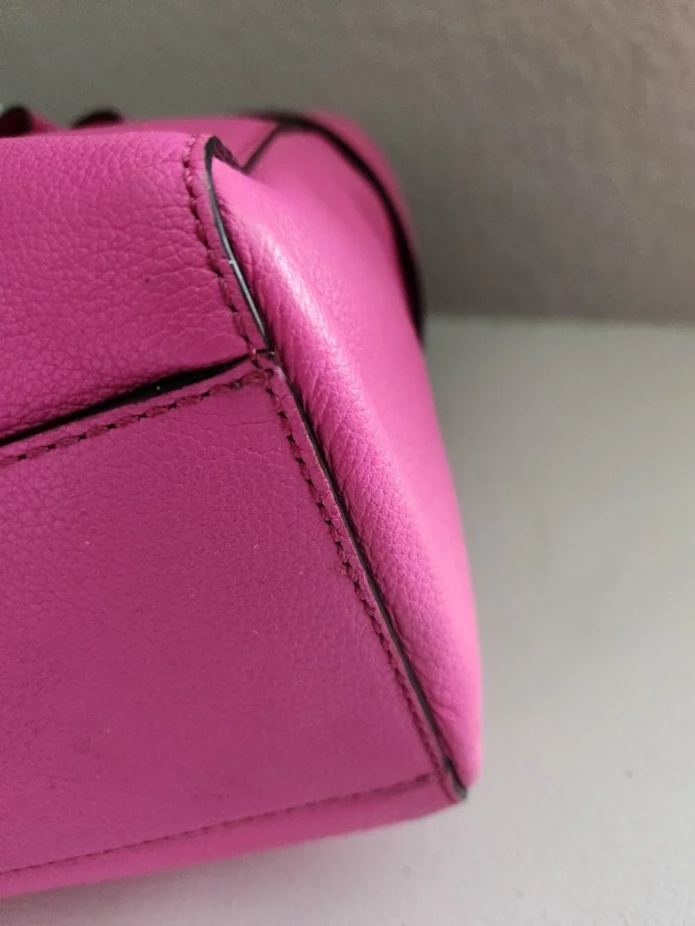 Euc Kate Spade Quinn Villabella Pink Leather Satchel Tote Bag Purse